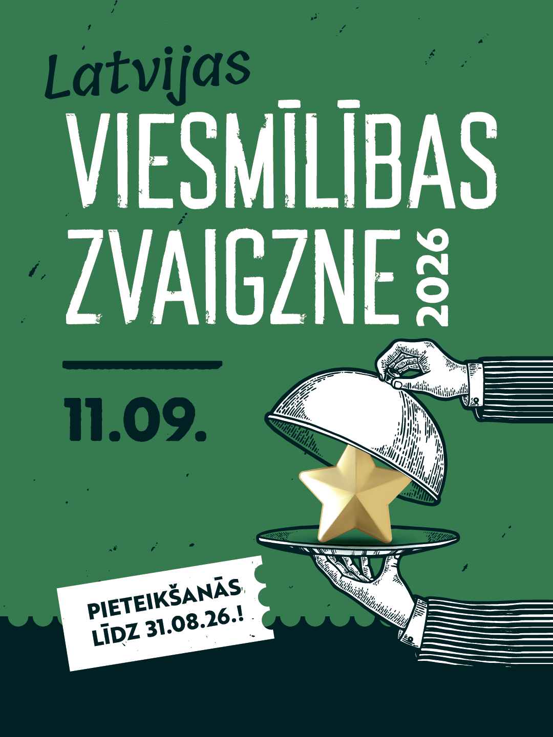 Konkurss “Latvijas Viesmīlības zvaigzne 2026”